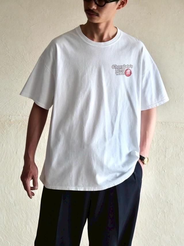 00's m&m's Printed Cotton T-shirt 