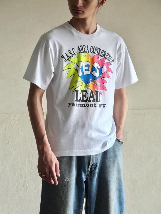 1990s Vintage Printed T-shirt YES!, Made in USA