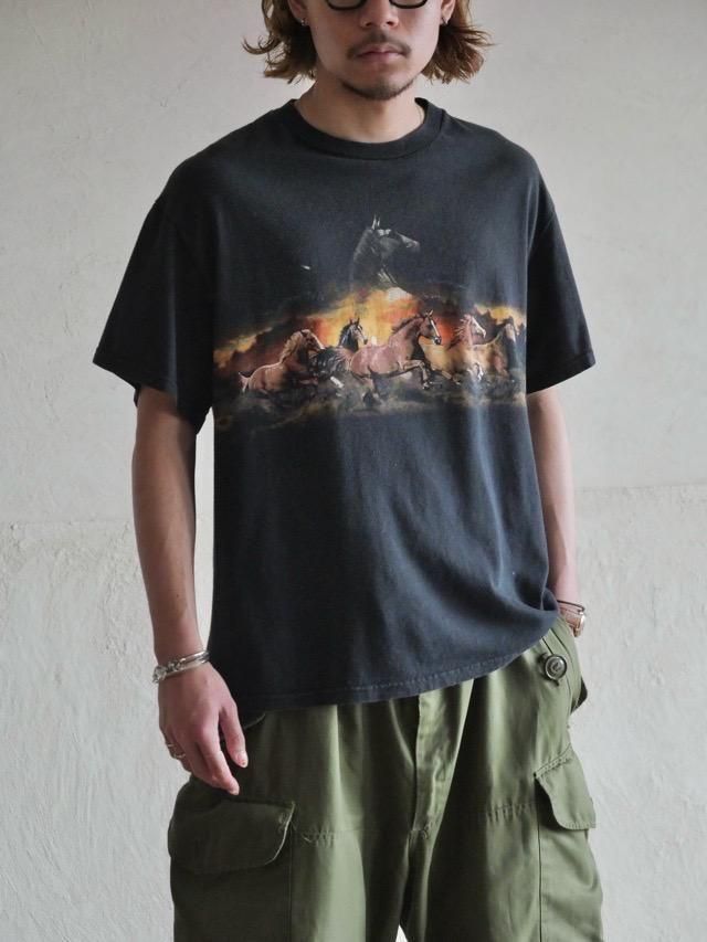 00s Running Horse T-Shirt, Made in USA.