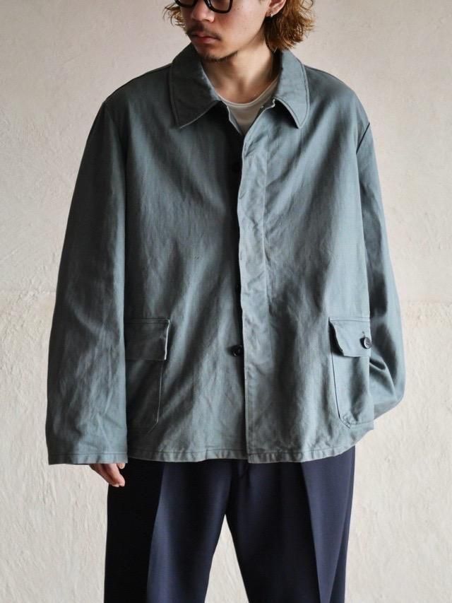 1980's g German Military Herringbone Work Jacket