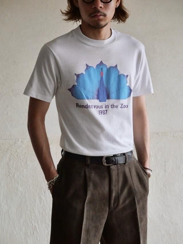 1980s Printed T-shirt Rendezvous in the Zoo, Made in USA.