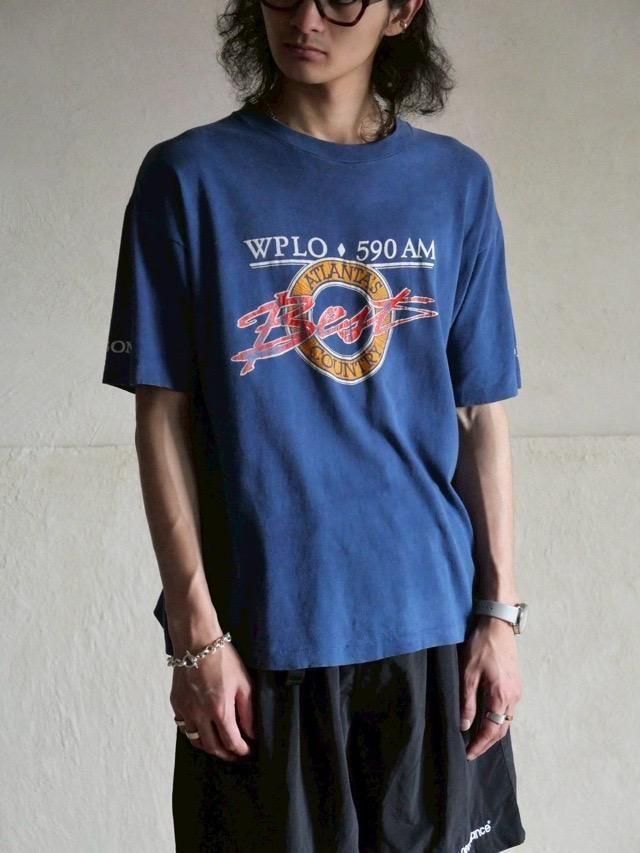 1990's Cotton Printed T-shirt "590AM SONY"