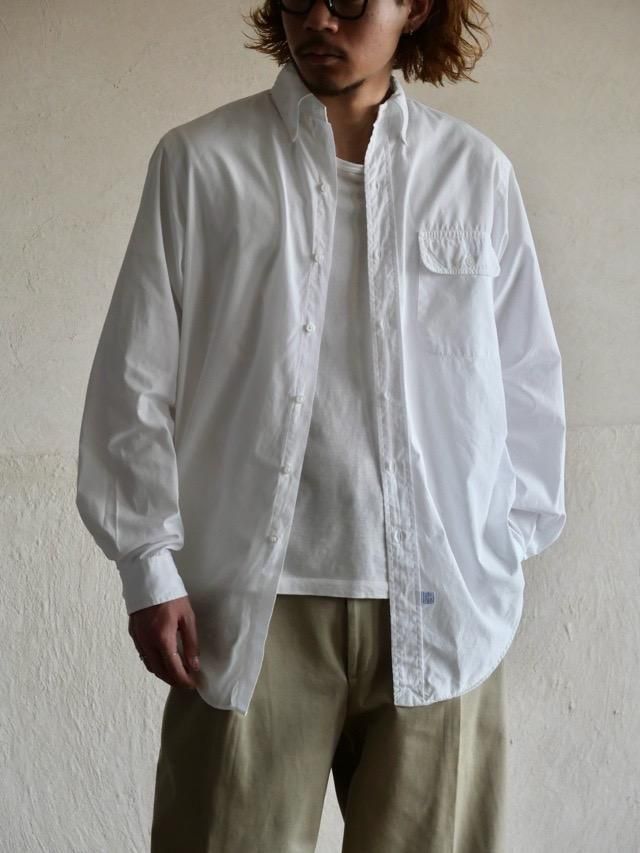 1990s RalphLauren White Cotton B.D. Shirt