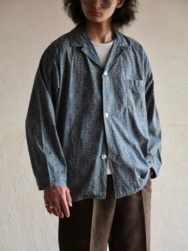 1960-70's Mc Kenzie Printed Pajamas Shirt