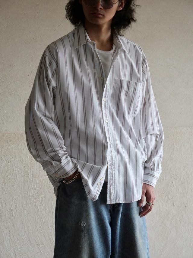 00's Pierre Cardin Cotton Stripe Shirt