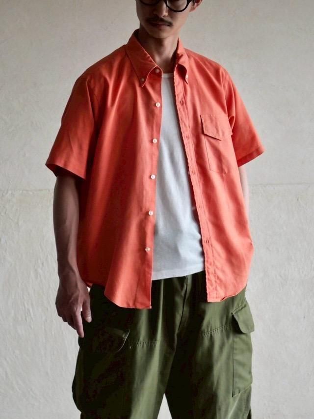 1960's Vintage Graduate Cotton 3points-B.D. S/S Shirt,Made in Japan.