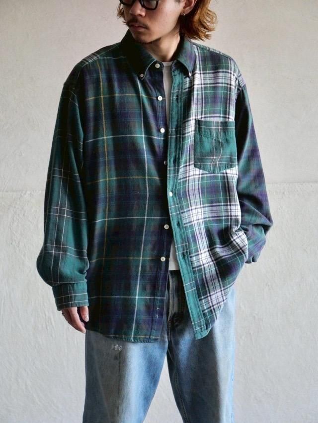1990's Old Gap Crazy Pattern Flannel Shirt