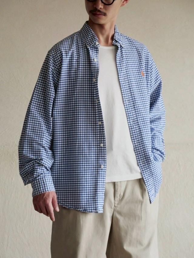 1990~00's Vintage Ralph Laure Gingham Check Shirt