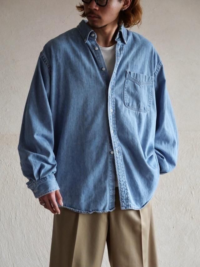 1990's Vintage St.John's Bay Denim B.D.Shirt
