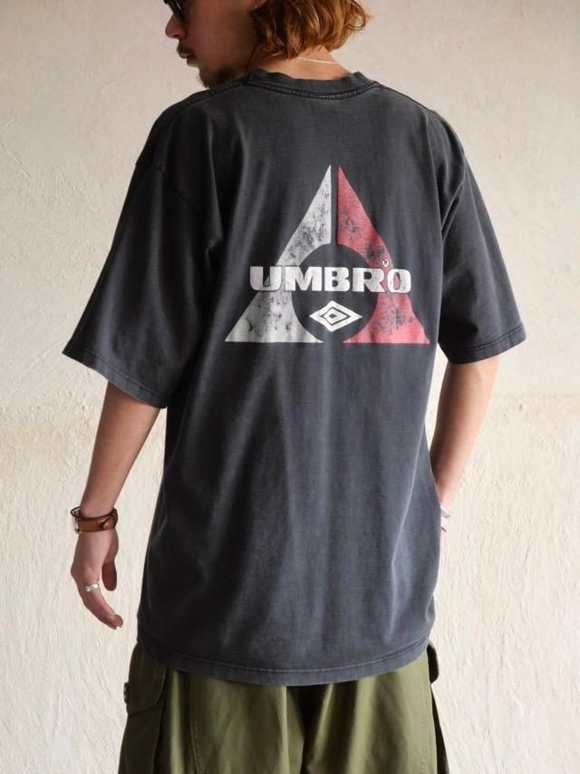 1990's UMBRO Black Printed T-shirt