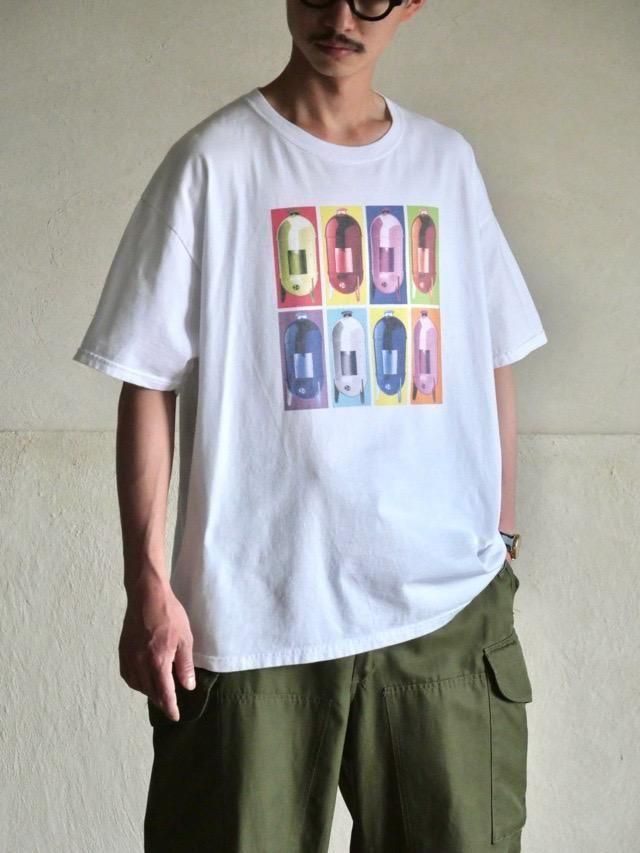 00's "POP BBQ" Printed T-shirt