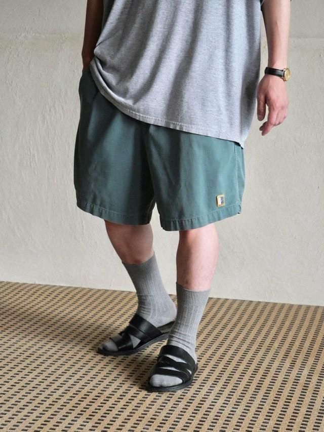 1990's NIKE Cotton Tuck Shorts "Olive"