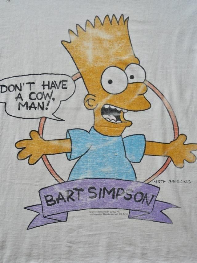 1990's "Bart Simpson" Printed T-shirt