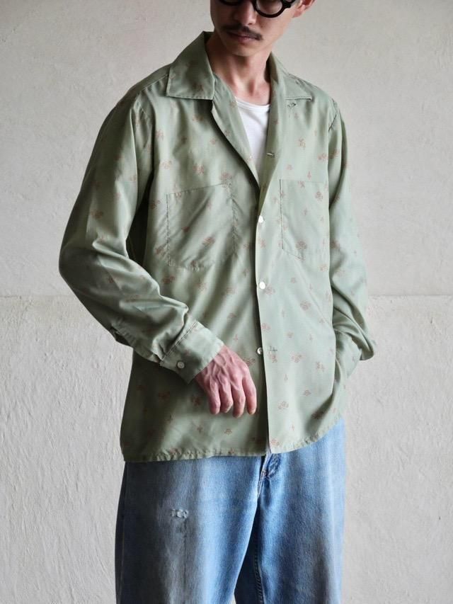 1960~70's Vintage Arrow PolyCotton Shirt "Pistachio"
