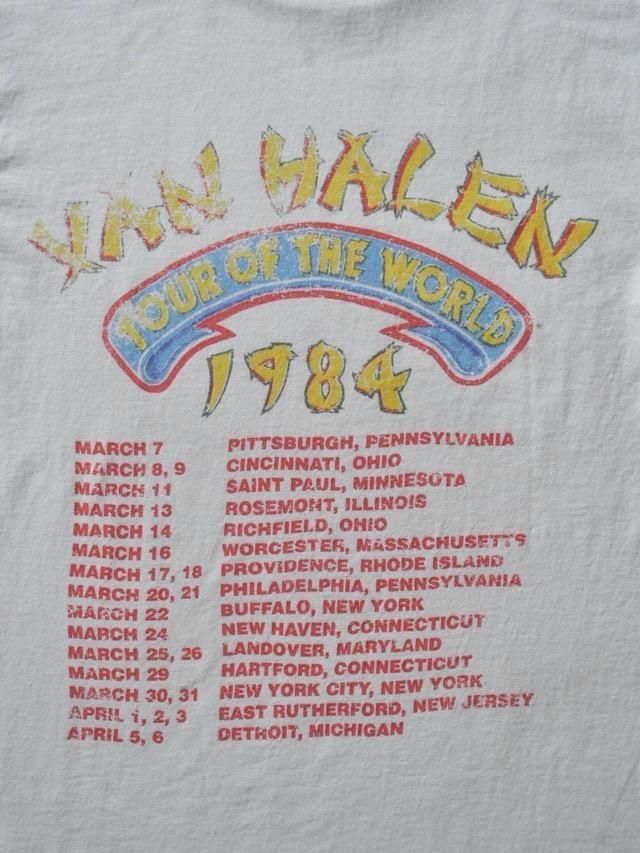 00s Printed T-Shirt  VAN HALLEN