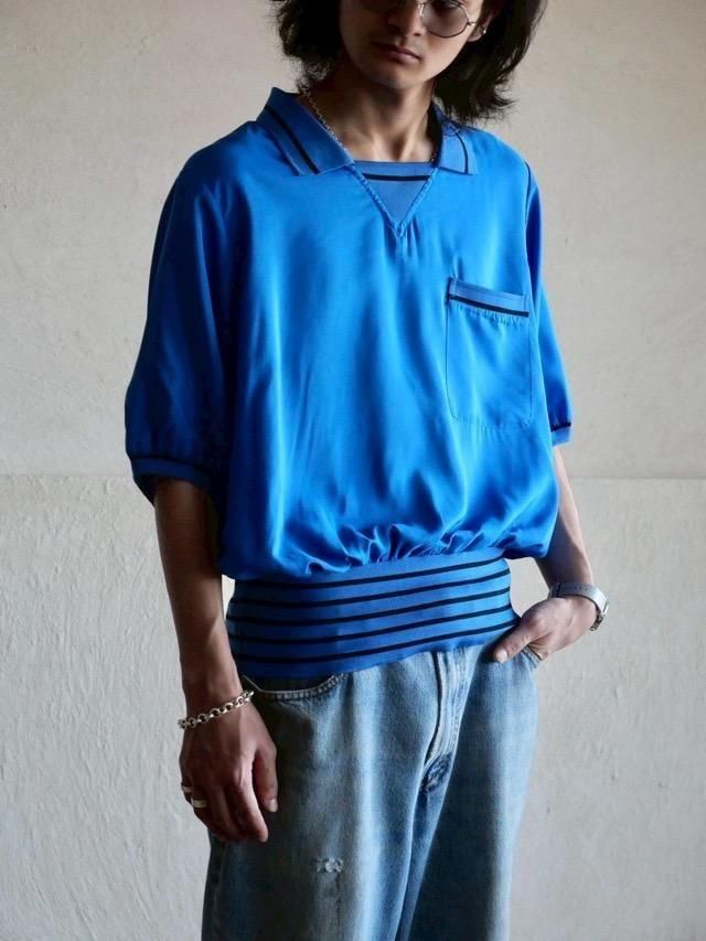 100% Silk Pullover Lib Design S/S Shirt