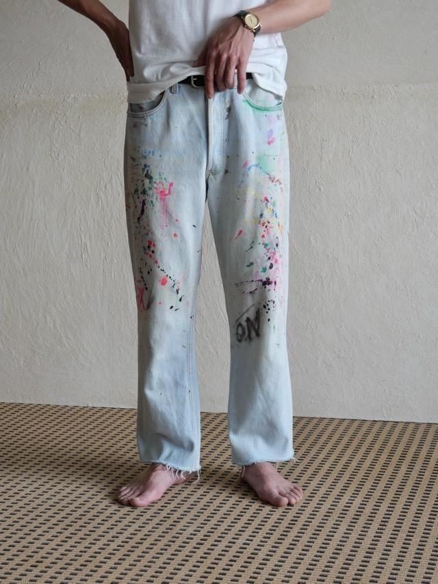 1993s Levis 501 Paint Denim Pants, Made in U.S.A. 