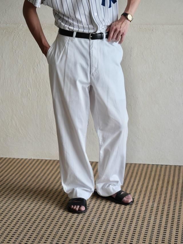 1990s Ralph Lauren White Chino Trousers