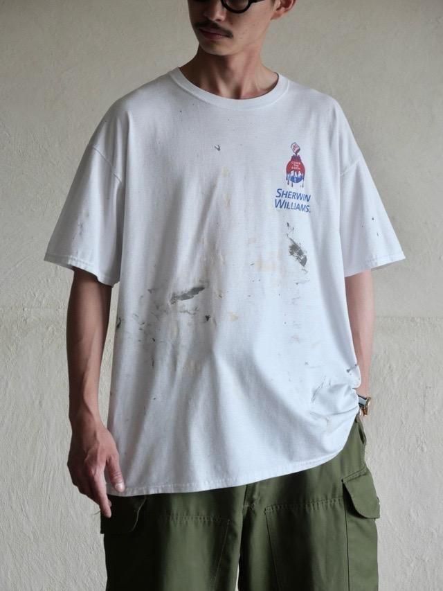 1990&#12316;00s SHERWIN WILLIAMS Paint Printed T-shirt 