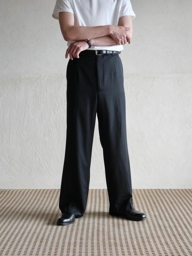 Zanella for NORDSTROMBlackSummer Wool Trousers,Made in Italy 