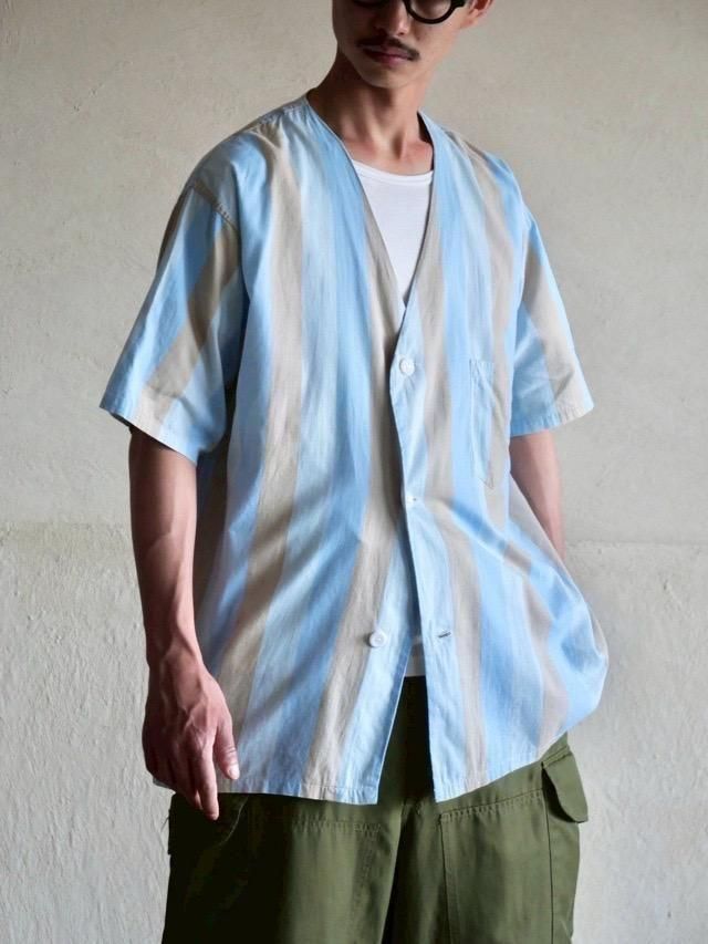 1960's Vintage Sleeping S/S Stripes Shirt