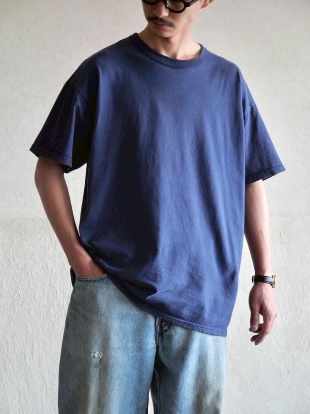 1990's Russell Plane Navy T-shirt  