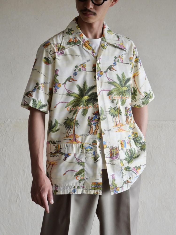 1970~80's Vintage elile Hawaian S/S Shirt