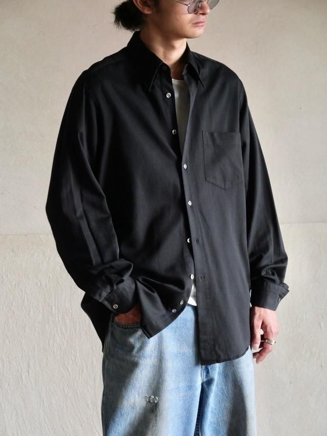 1990-00s HUGO BOSS Black Cotton Shirt