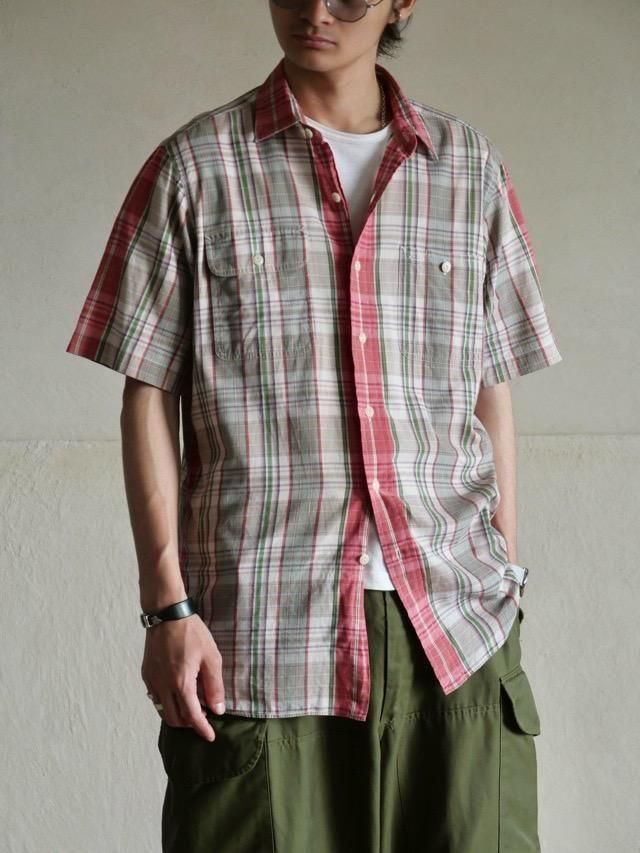 1990s Polo by Ralph Lauren Madras Check Work S/S Shirt
