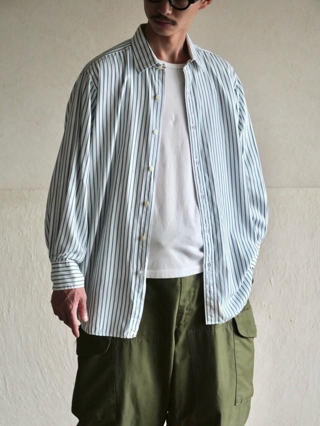 1970~80's Vintage T. M. Lewin&Sons 
Stripes Cotton L/S Shirt