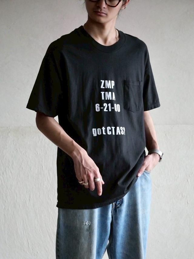 00's Printed Pocket T-shirt Black