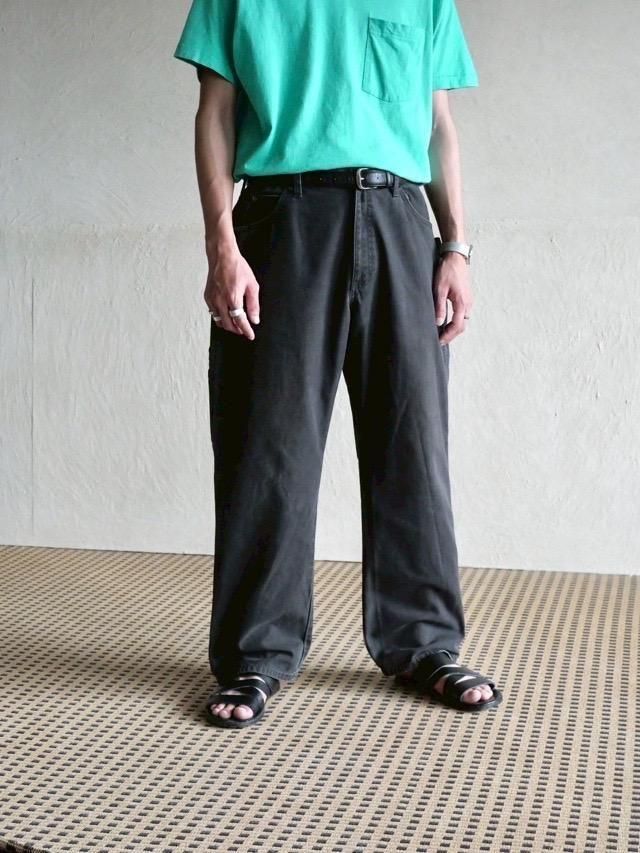 00's Dickies Black Light Canvas Carpenter Pants