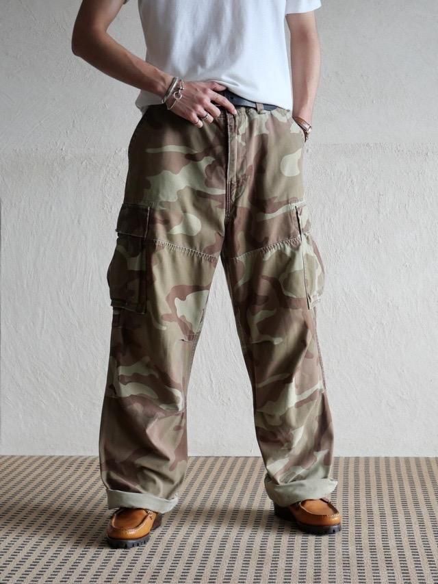1990~00's ARIZON Camouflage Cargo Trousers, Bronw