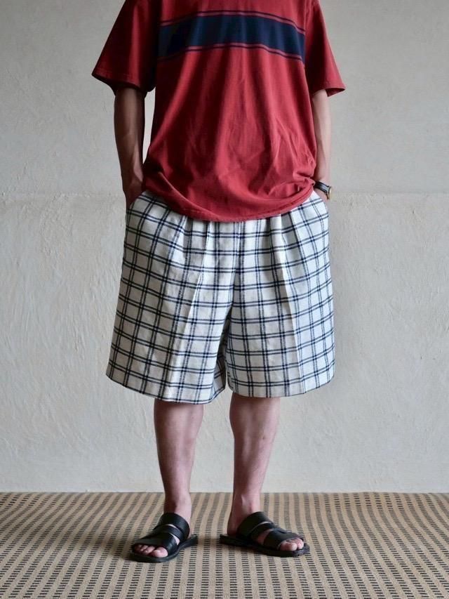 00s 2tucks Check Shorts