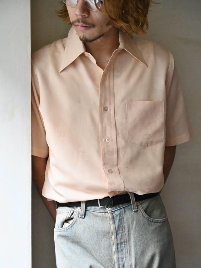 1970's Vintage Richman Brothers Jacquard Pattern S/S Shirt