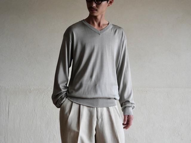 1990s Jhane Barnes 100% Silk V-neck Knit