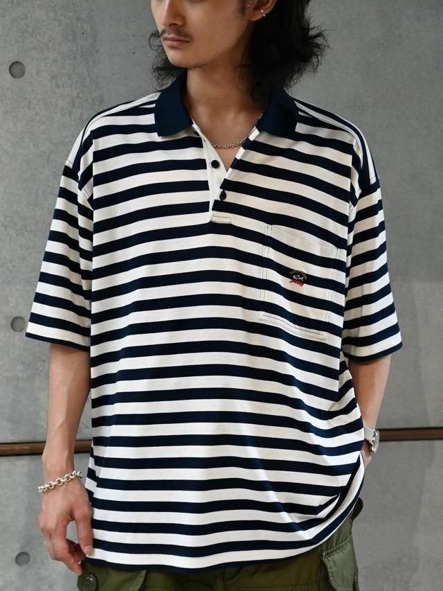 1980~90's PAUL&SHARK Border Polo T-shirt