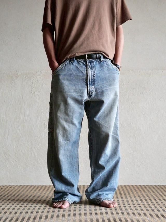 00's Levi's Carpenter  LooseStraight Denim PantsFade Indigo