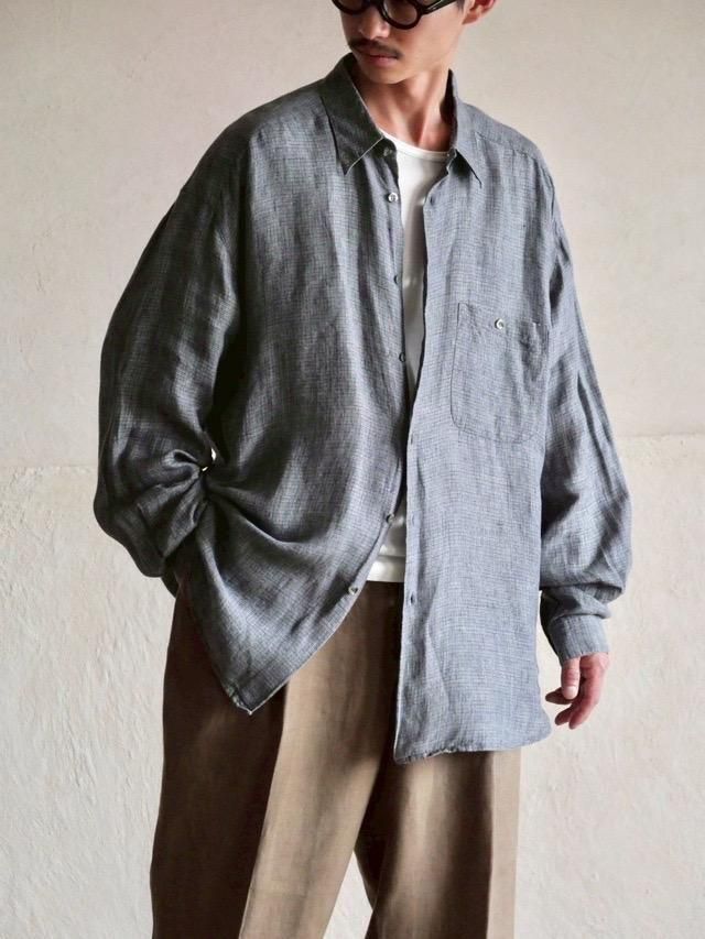 1980~90's Zanella Linen Soft L/S Shirt