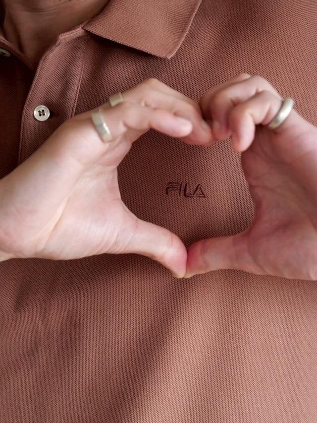 1980's FILA Polo Shirt "Chocolate"