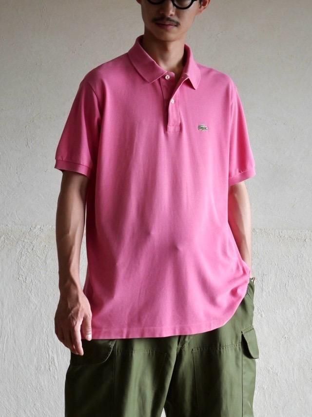 1970~80's Vintage French LACOSTE Polo Shirt, Pink