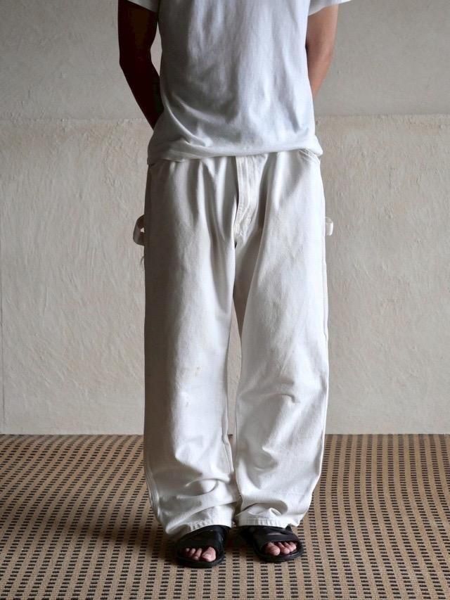 ~1990's Dickies White Carpenter Pants