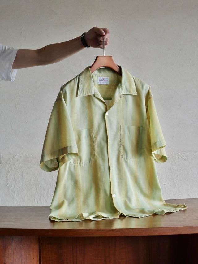 1960's Vintage Crestfield Shadow Stripes S/S Shirt