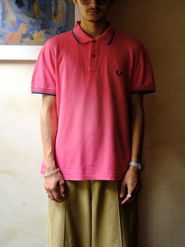 ~00's Italian Limited Label, 
FREDPERRY Polo Shirt &#127470;&#127481;&#127468;&#127463;Pink