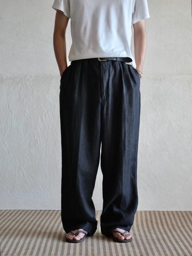 1990's Polo by Ralph Lauren
Side-adjustable Linen Trousers