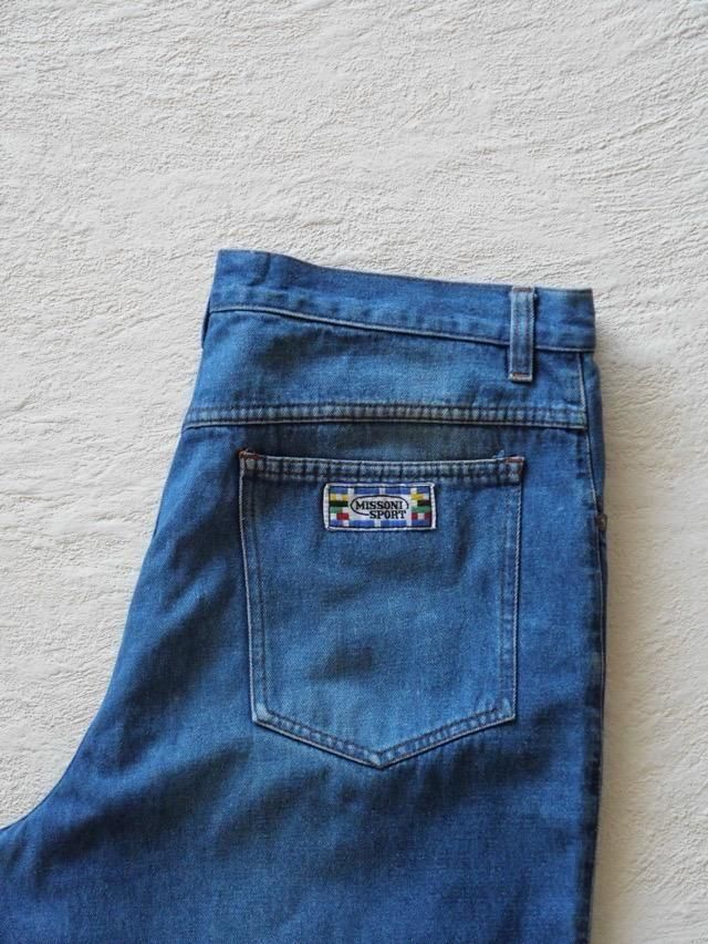 1990s Vintage Missoni Sport Denim Pants