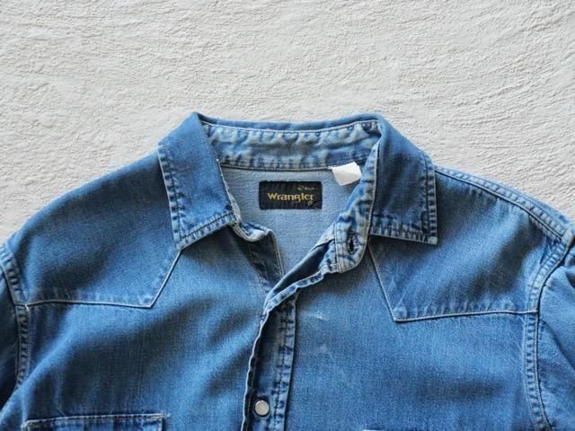 ~1980's Wrangler Denim Western Shirt