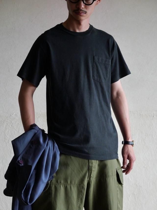 1990s Vintage Hanes Pocket T-Shirt, Black