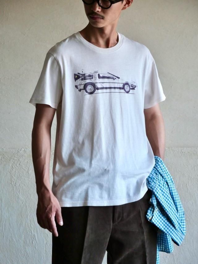 00's "Back to the Future DeLorean " T-shirt