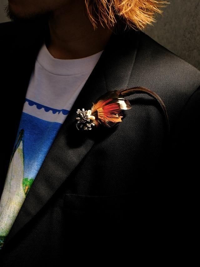Italian Vintage Feather Brooch &#127470;&#127481;&#129413;